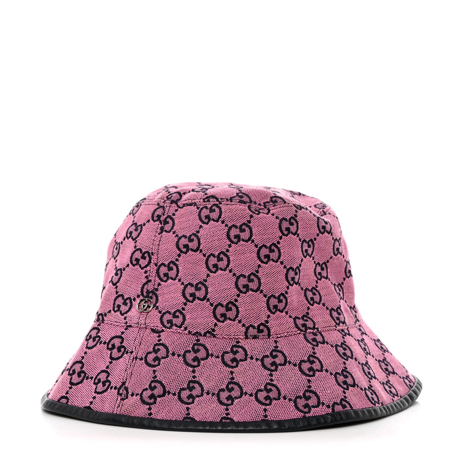 Gucci Monogram Multicolor New Sakai Calfskin Bob Malibu Bucket Hat XL Parma Violet Blue 1 of 9