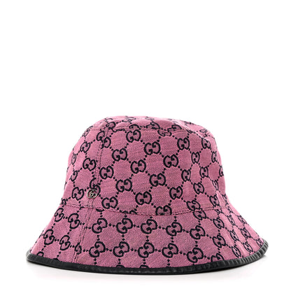 Gucci Monogram Multicolor New Sakai Calfskin Bob Malibu Bucket Hat XL Parma Violet Blue 1 of 9