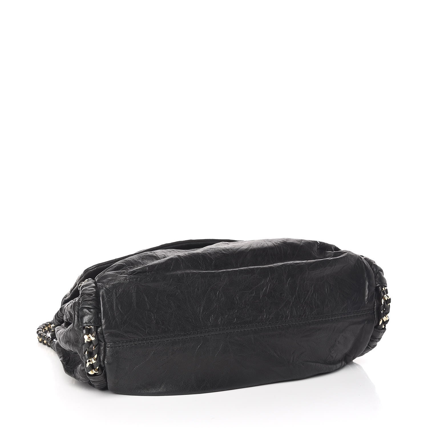 MCM Lambskin Flap Bag Black 4 of 12