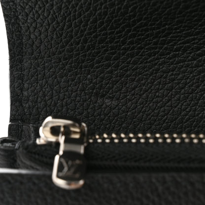 Louis Vuitton Calfskin Lockme II Wallet Black 9 of 11
