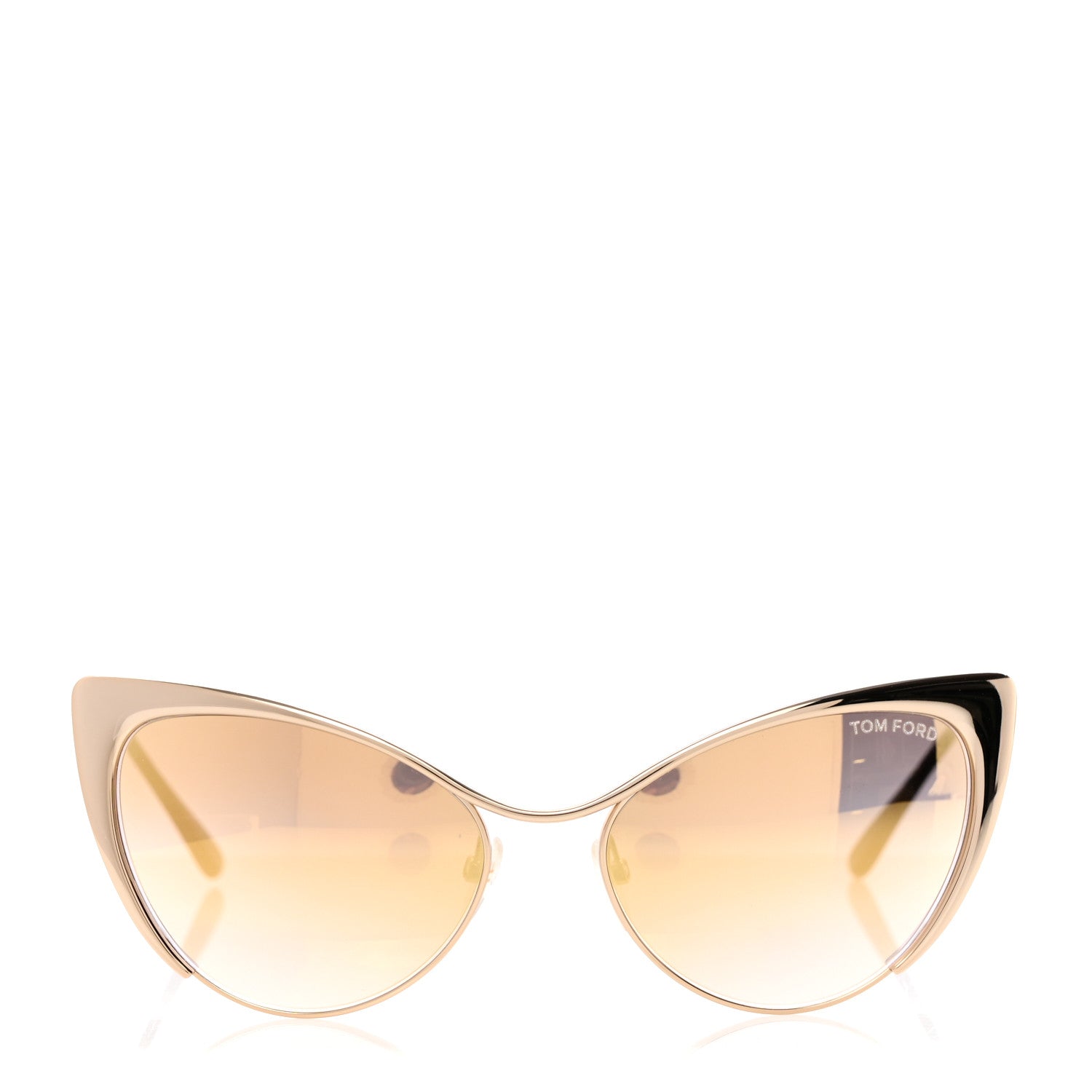 Tom Ford Nastasya Cat Eye Sunglasses TF304 Gold 2 of 9