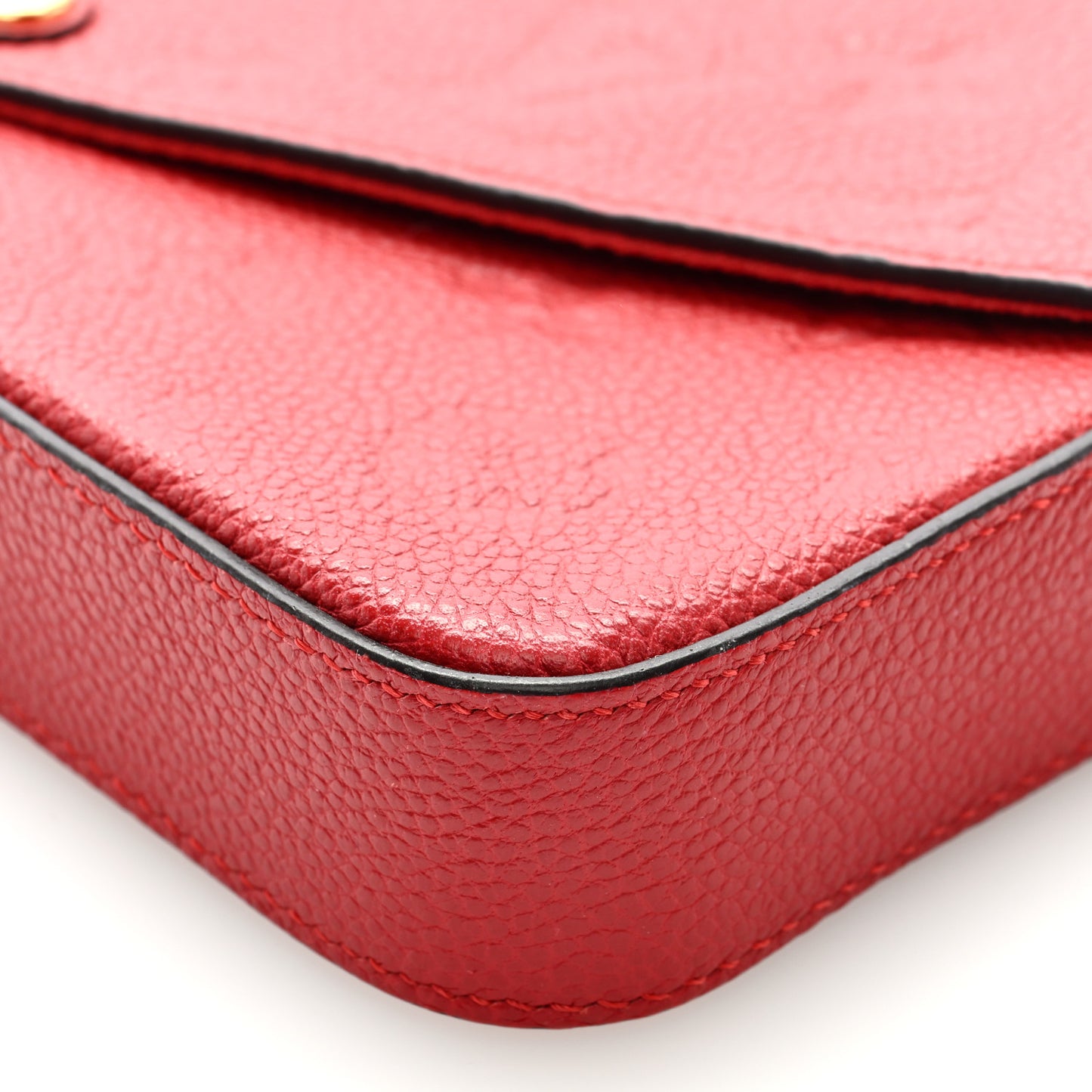 Empreinte Pochette Felicie Chain Wallet Scarlet