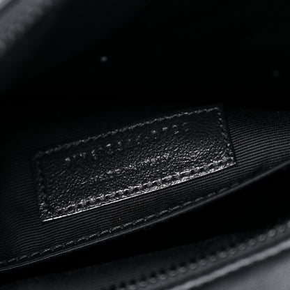 Saint Laurent Calfskin Matelasse Monogram Lou Camera Bag Black 7 of 9