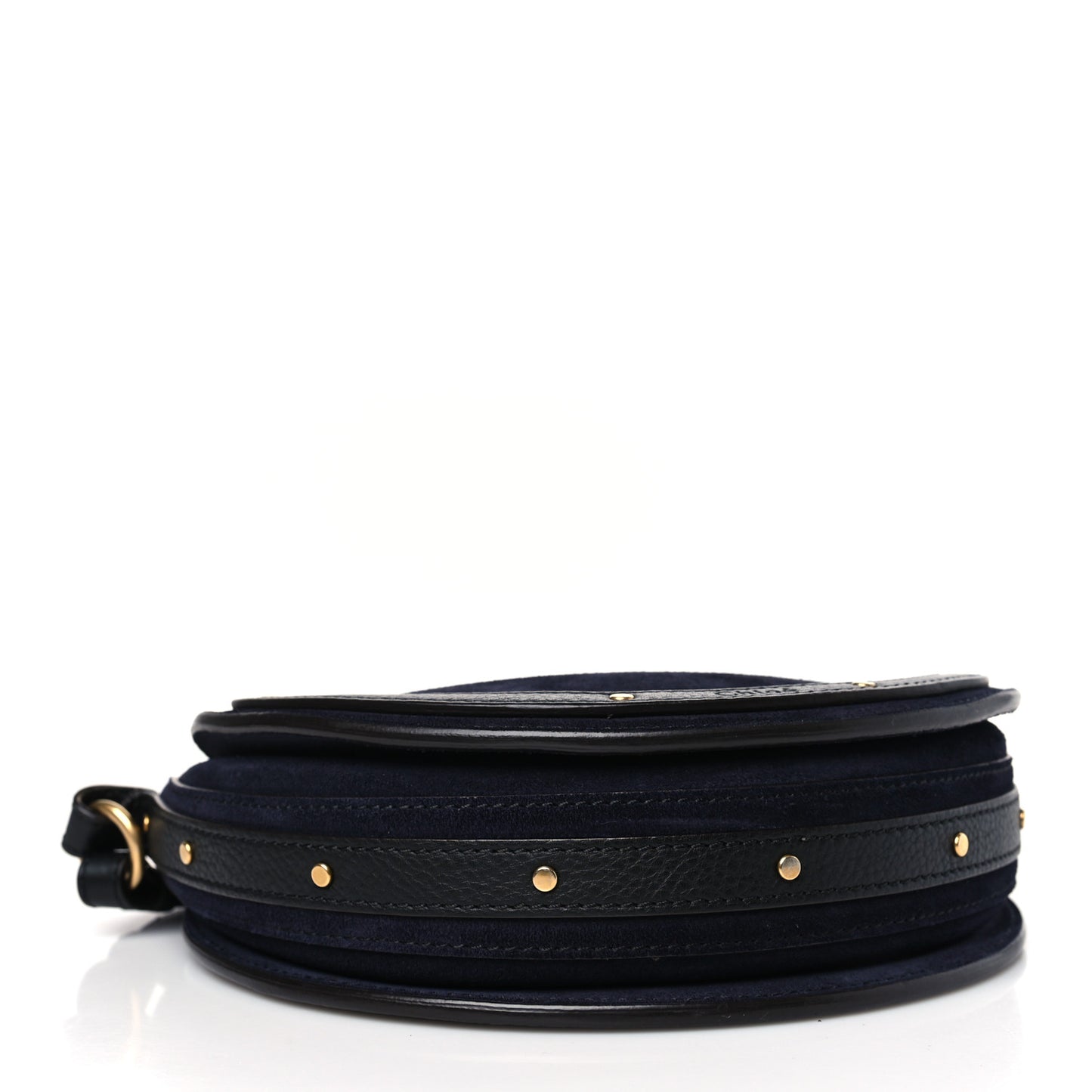 Calfskin Suede Small Pixie Bag Full Blue