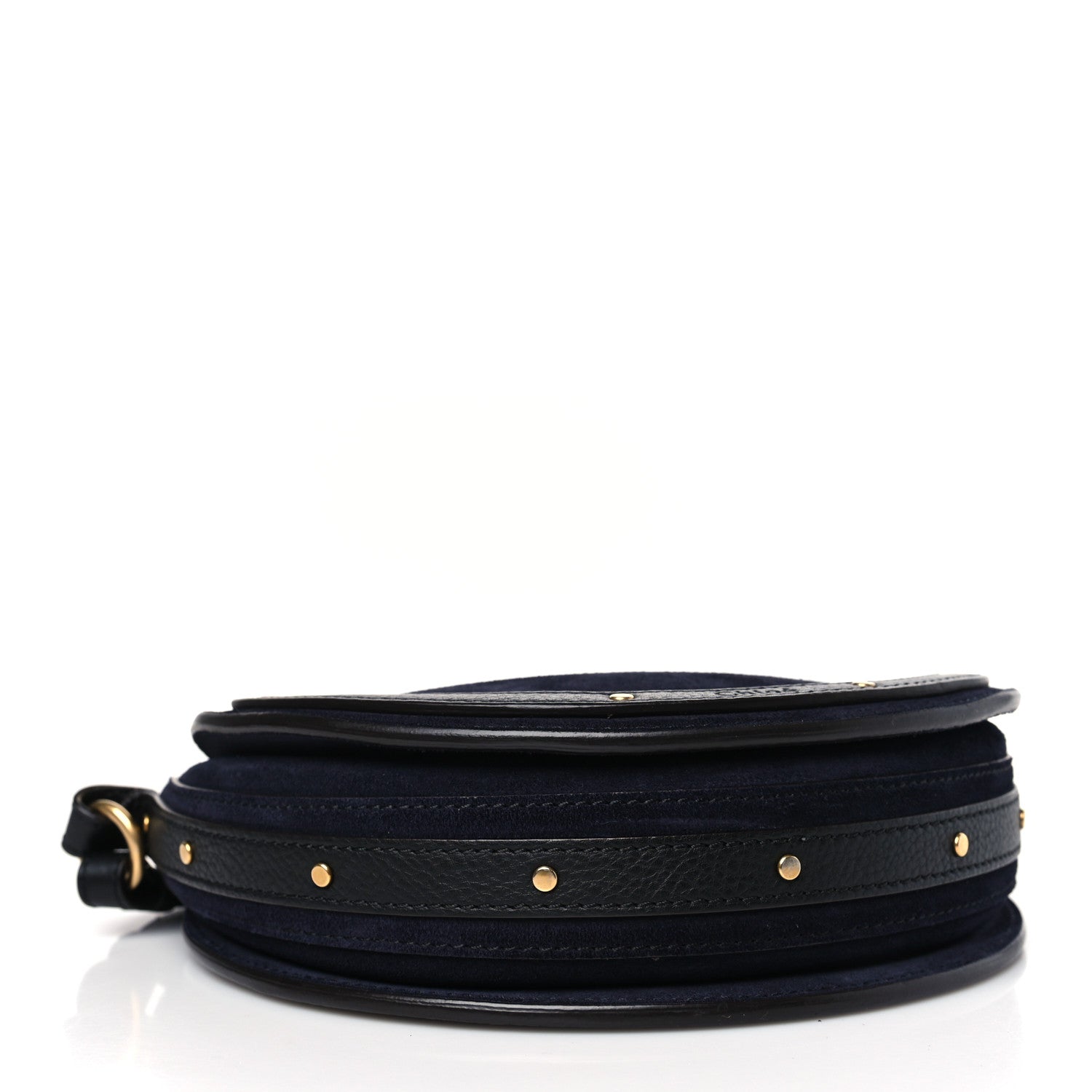 Chloe Calfskin Suede Small Pixie Bag Full Blue 4 of 8