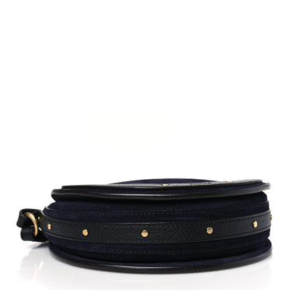 Chloe Calfskin Suede Small Pixie Bag Full Blue 4 of 8