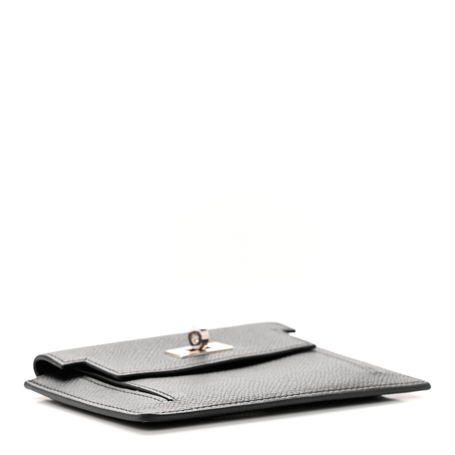 Hermes Epsom Kelly Pocket Compact Wallet Black 4 of 10