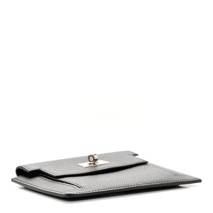 Hermes Epsom Kelly Pocket Compact Wallet Black 4 of 10