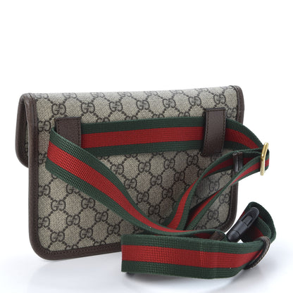 Gucci GG Supreme Monogram Neo Vintage Web Belt Bag Brown 2 of 9