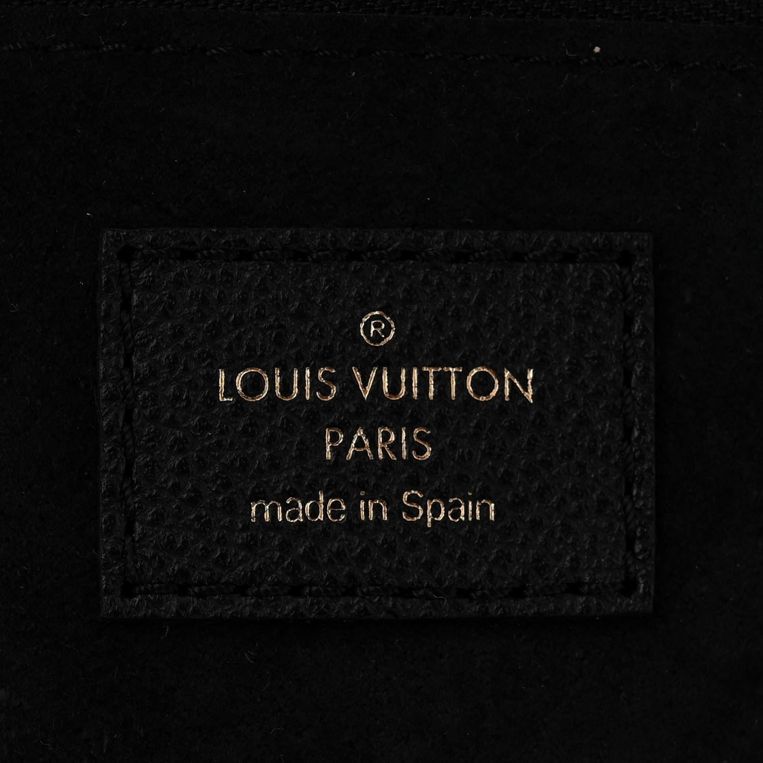 Louis Vuitton Empreinte Monogram Giant Neverfull MM Black Beige 6 of 9