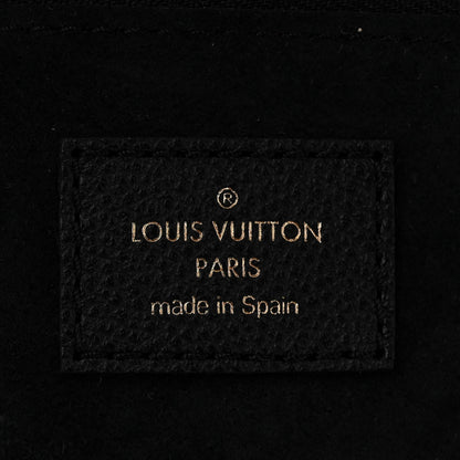 Louis Vuitton Empreinte Monogram Giant Neverfull MM Black Beige 6 of 9