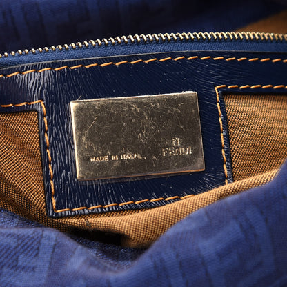 Fendi Zucchino Mama Baguette Blue 6 of 8