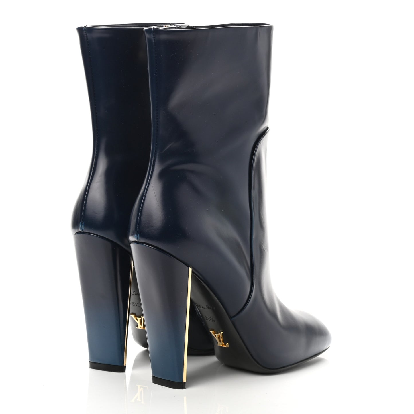 Calfskin Provoc Ankle Boots 36.5 Marine