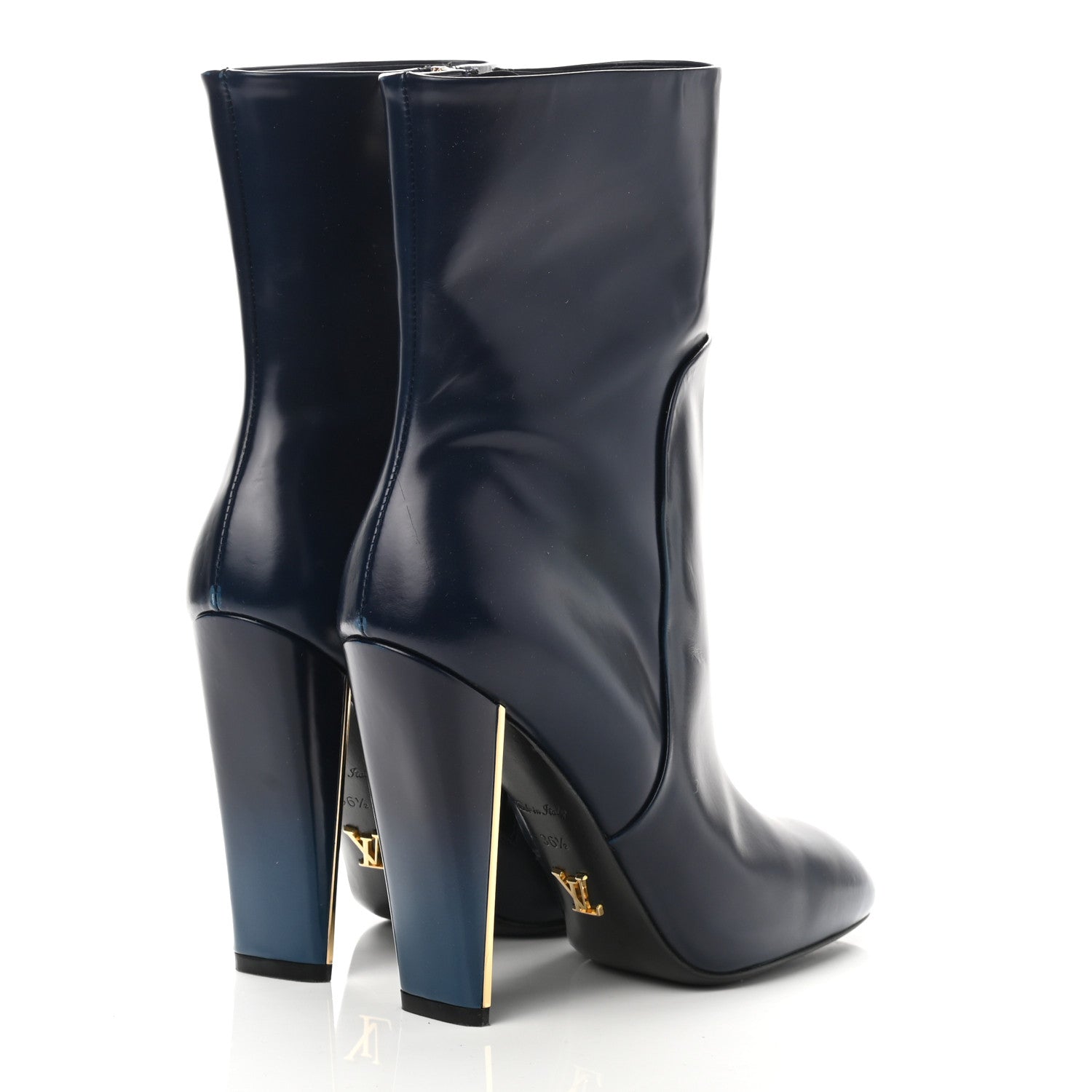 Louis Vuitton Calfskin Provoc Ankle Boots 36.5 Marine 4 of 9