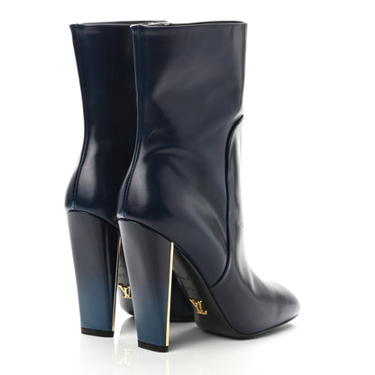 Louis Vuitton Calfskin Provoc Ankle Boots 36.5 Marine 4 of 9