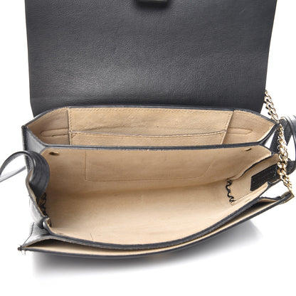 Chloe Suede Calfskin Small Faye Shoulder Bag Black 5 of 8