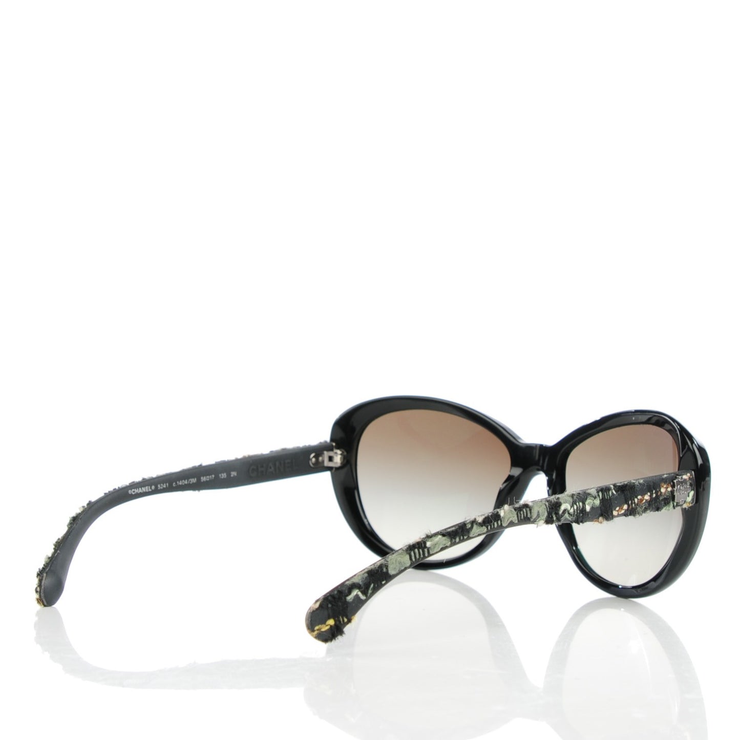Tweed CC Sunglasses 5241 Black