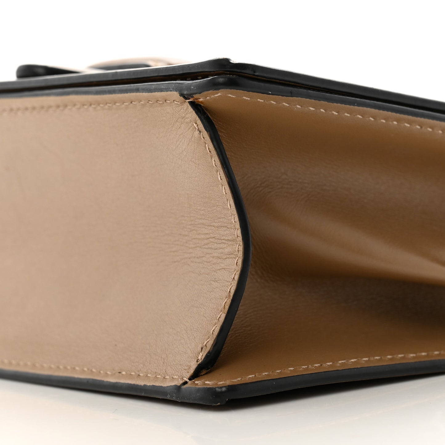 Calfskin Small Barcelona Shoulder Bag Mink