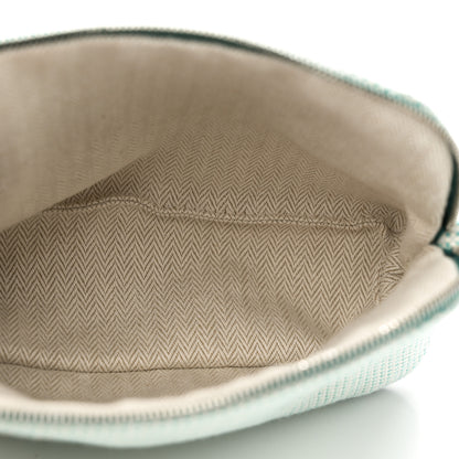 Hermes Cotton Canvas Crazy H Mini Bolide Case Nuage Menthe 5 of 9