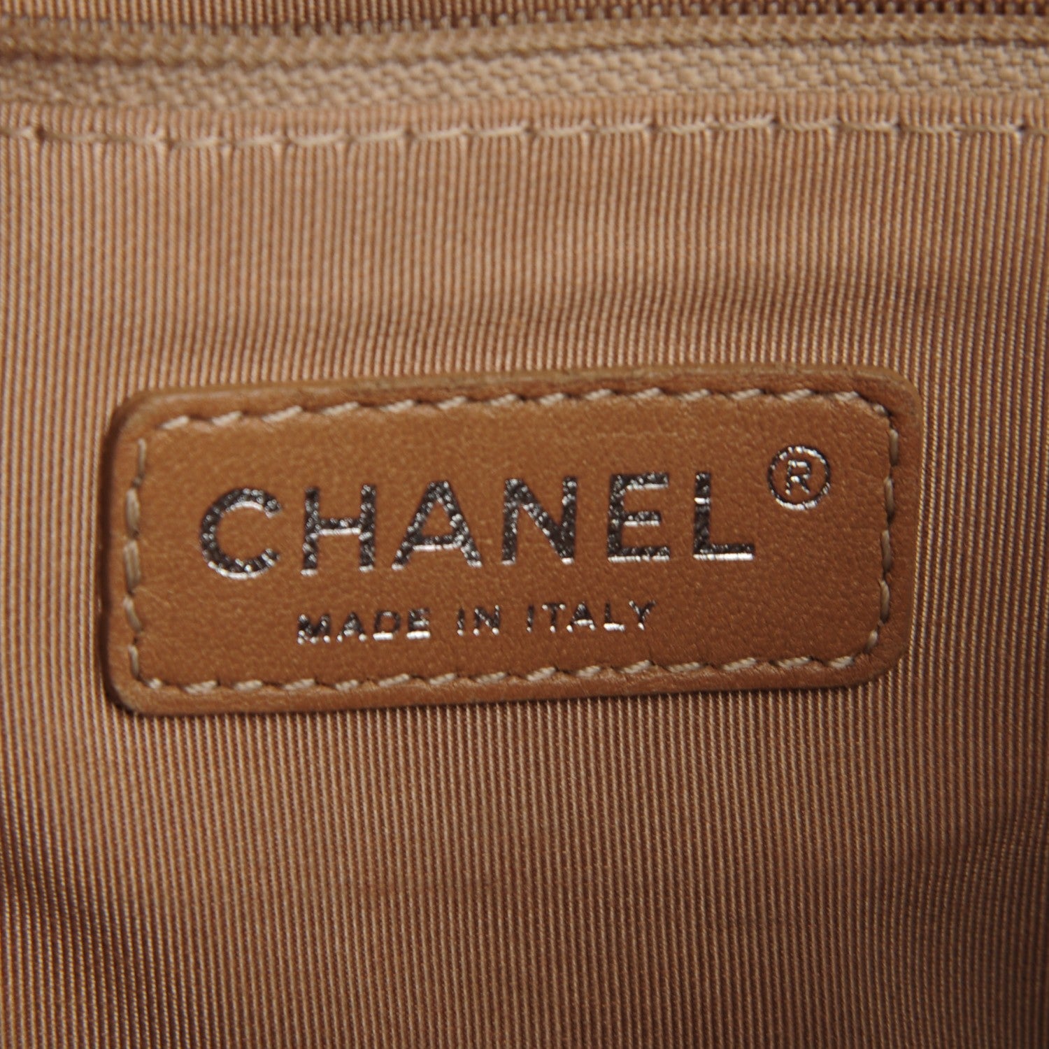 Chanel Glazed Calfskin Quilted Mademoiselle Shopping Tote Green 8 of 8
