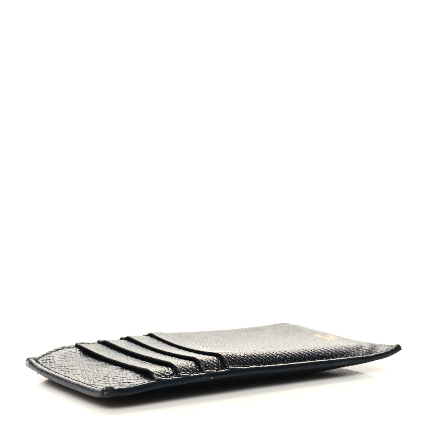 Celine Grained Calfskin Zipped Card Holder Black 4 of 7