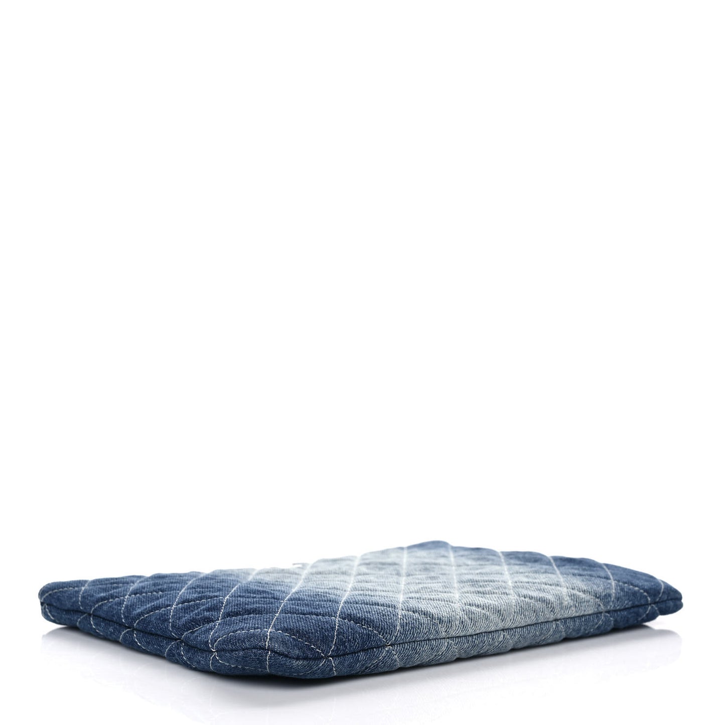 Denim Pocket Medium Cosmetic Case Blue