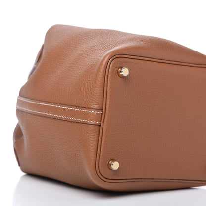 Hermes Taurillon Clemence Picotin Lock 18 PM Gold 6 of 10