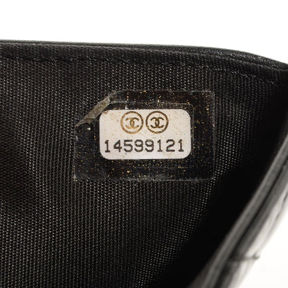 Chanel Patent Quilted Brilliant French Wallet Black 7 of 7