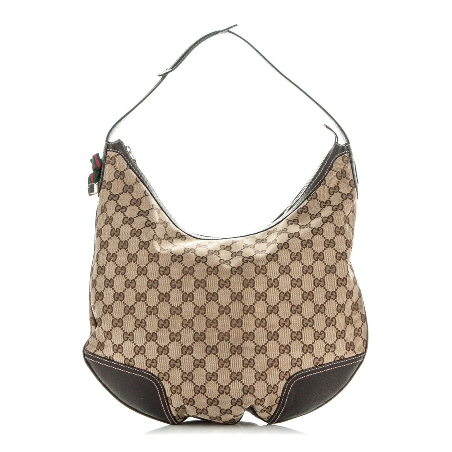 Monogram Large Princy Hobo Dark Brown