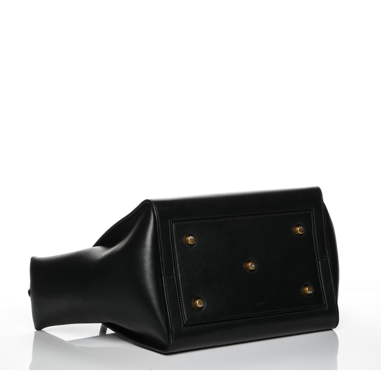 Celine Smooth Calfskin Small Tie Knot Tote Black 4 of 6