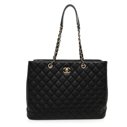 Chanel Caviar Quilted Large Classic Shopping Tote Black 1 of 12