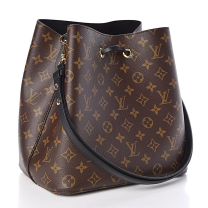 Louis Vuitton Monogram Neonoe MM Black 3 of 8