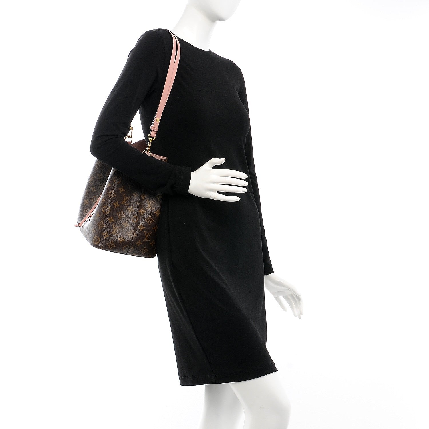 Louis Vuitton Monogram Neonoe MM Rose Poudre 2 of 7
