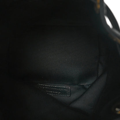 Saint Laurent Lambskin Quilted Small Cassandre Bucket Bag Black 5 of 10
