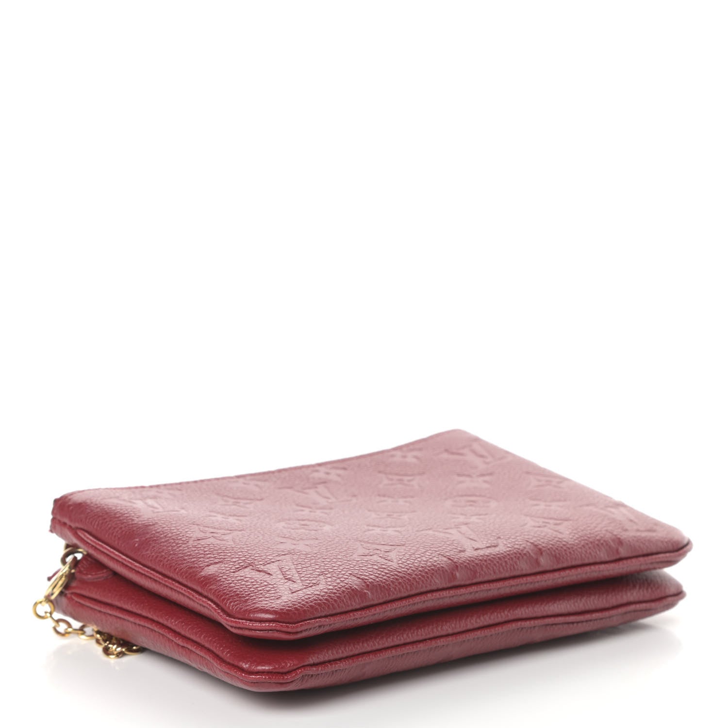 Louis Vuitton Empreinte Double Zip Pochette Cherry Berry 4 of 10