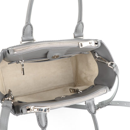 Prada City Calf Medium Twin Pocket Tote Marmo 5 of 8