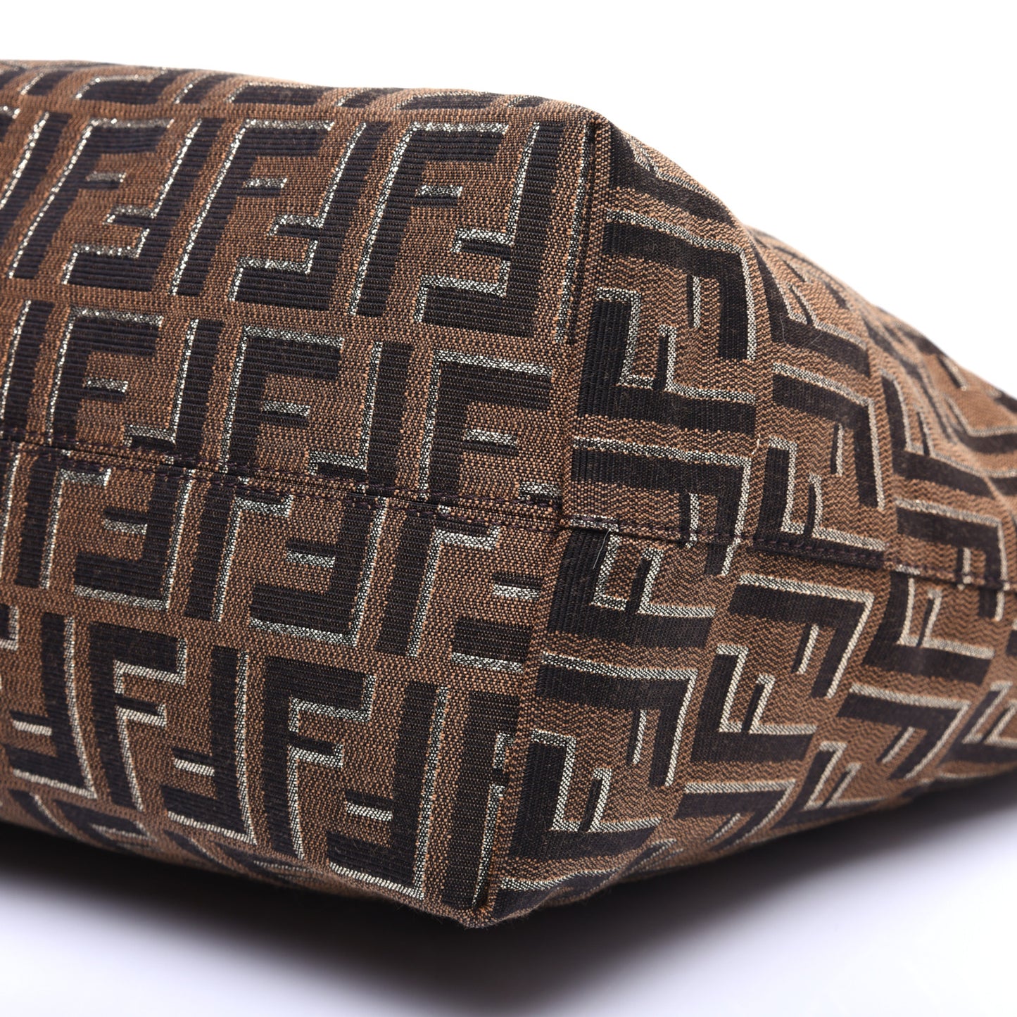 Zucca Vitello Medium Roll Tote Tobacco Oro Moro