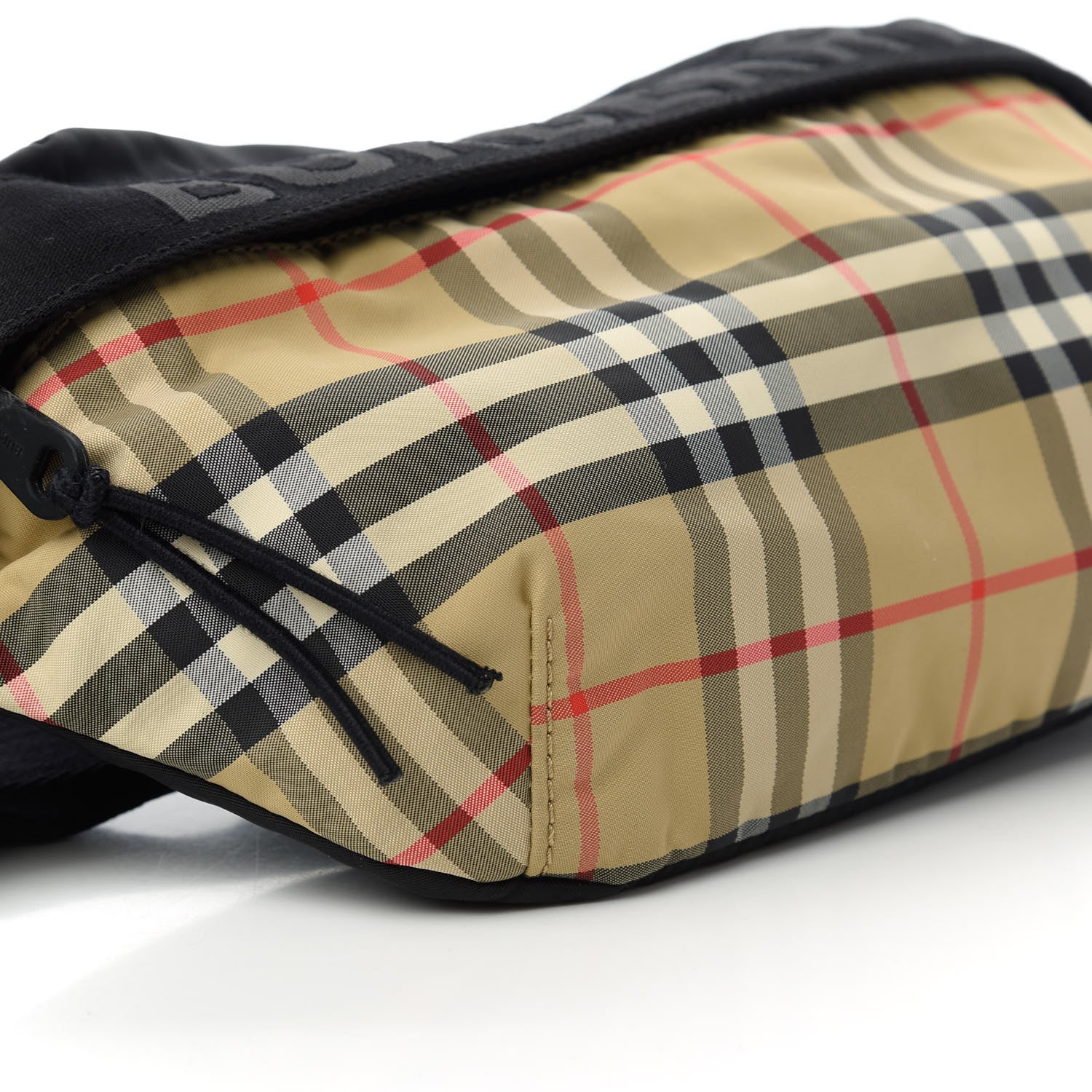 Burberry Nylon Vintage Check Sonny Bum Bag Archive Beige Black 6 of 10