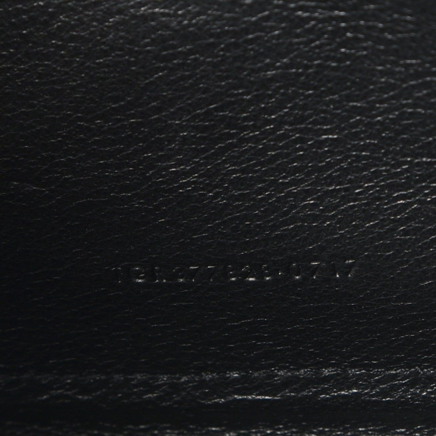 Saint Laurent Grain De Poudre Matelasse Chevron Monogram Chain Wallet Black 7 of 7