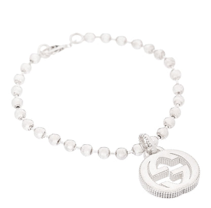 Gucci Sterling Silver Interlocking GG Bracelet 1 of 5