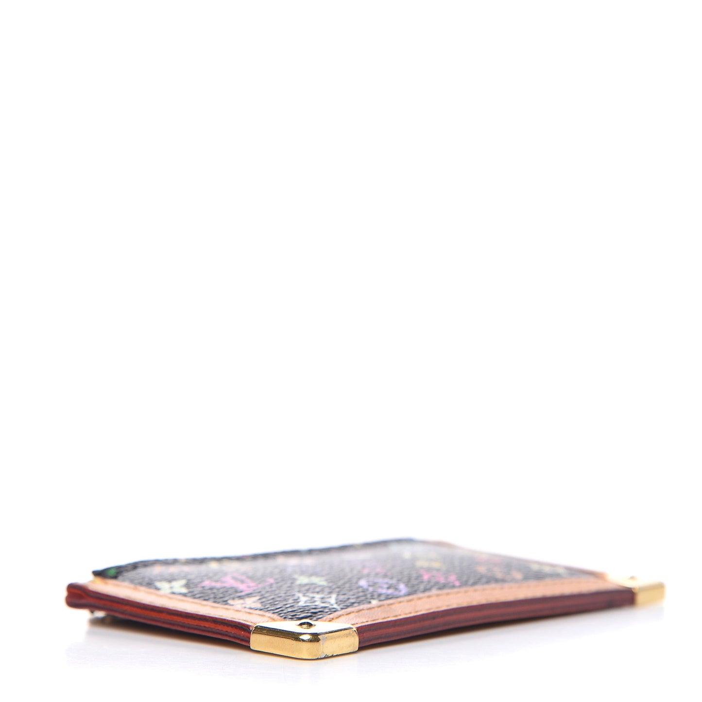 Monogram Multicolor Key Pouch Black