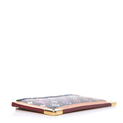 Louis Vuitton Monogram Multicolor Key Pouch Black 4 of 8