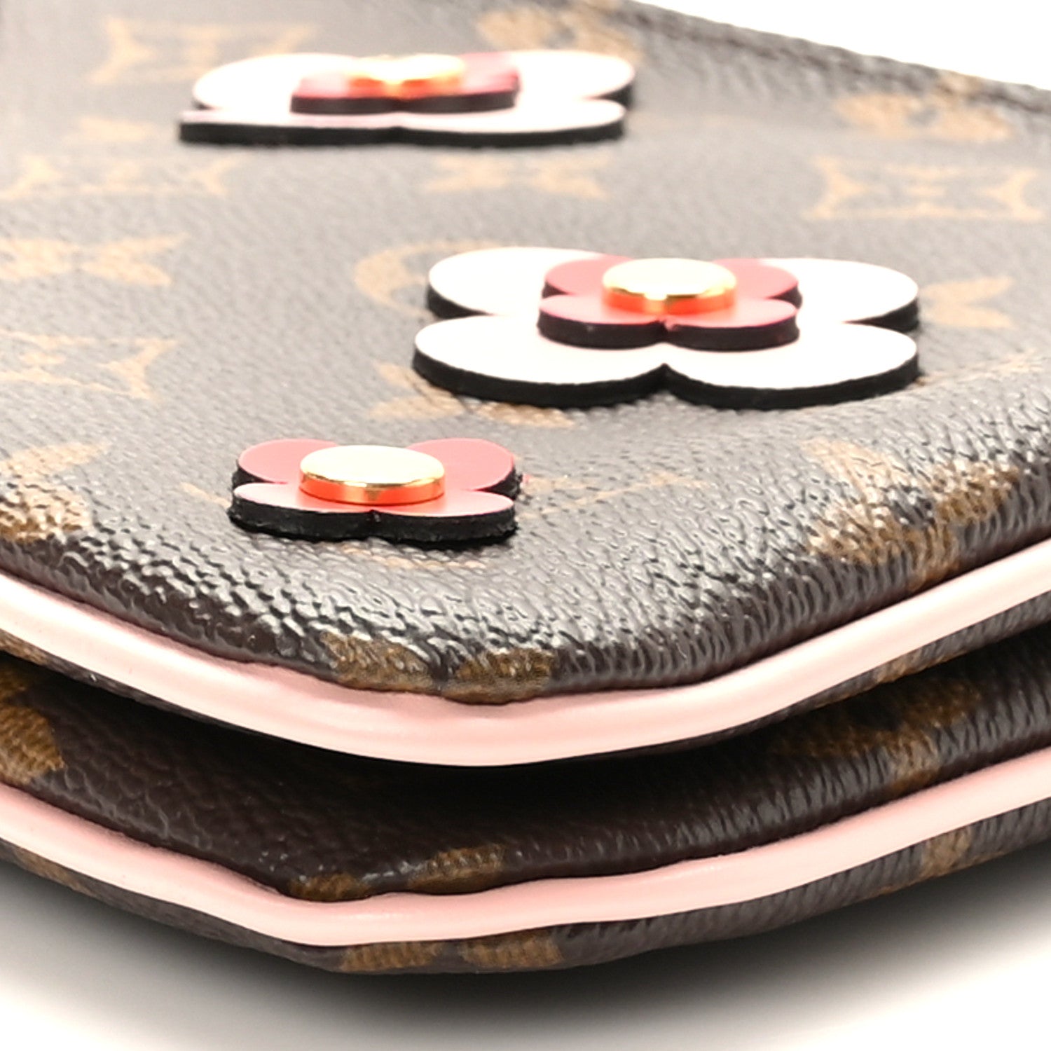 Louis Vuitton Monogram Blooming Flowers Double Zip Pochette 9 of 9