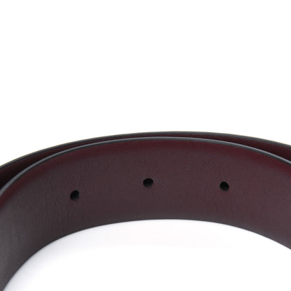Chanel Calfskin CC Reversible Belt 85 34 Black Burgundy 4 of 5
