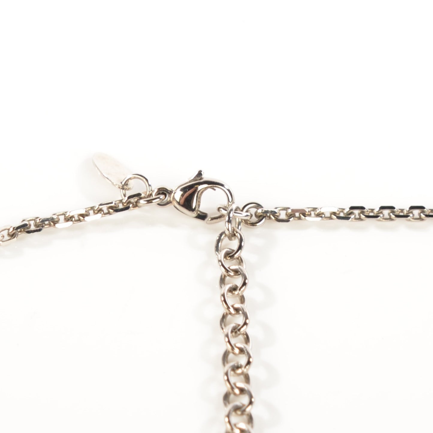 Crystal CC Square Charm Necklace