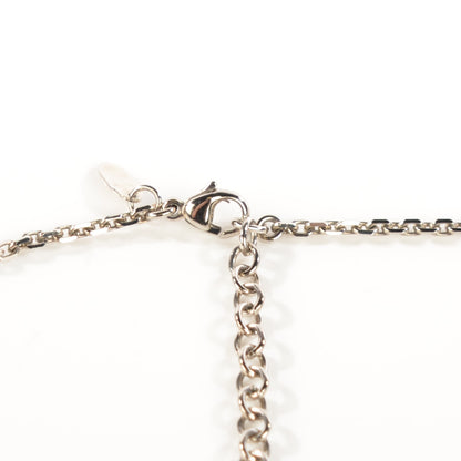 Chanel Crystal CC Square Charm Necklace 4 of 7