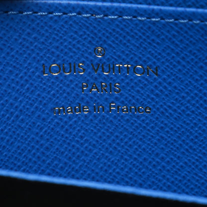 Louis Vuitton Damier Ebene 2019 Christmas Animation Zippy Coin Purse Blue 6 of 6