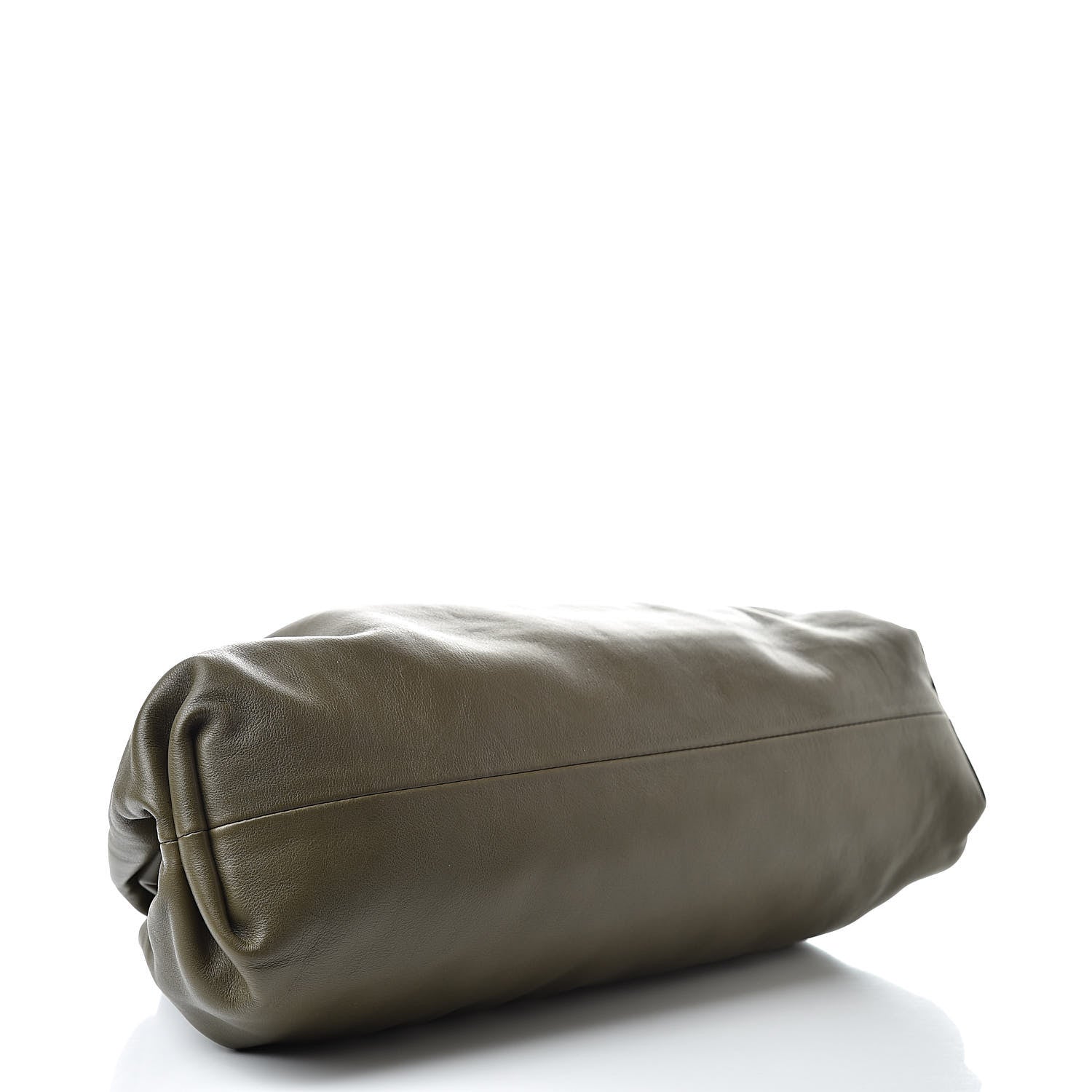 Bottega Veneta Smooth Butter Calf The Pouch Oversized Clutch Mustard 4 of 7