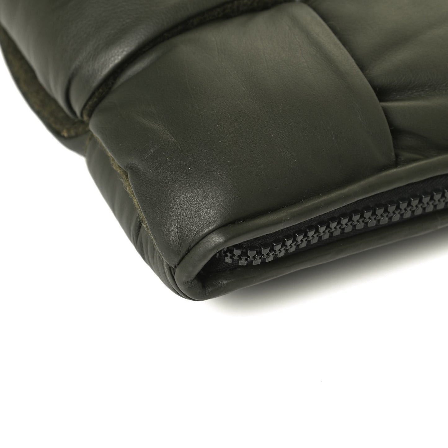 Calfskin Maxi Intrecciato Puffy Laptop Pouch Camping