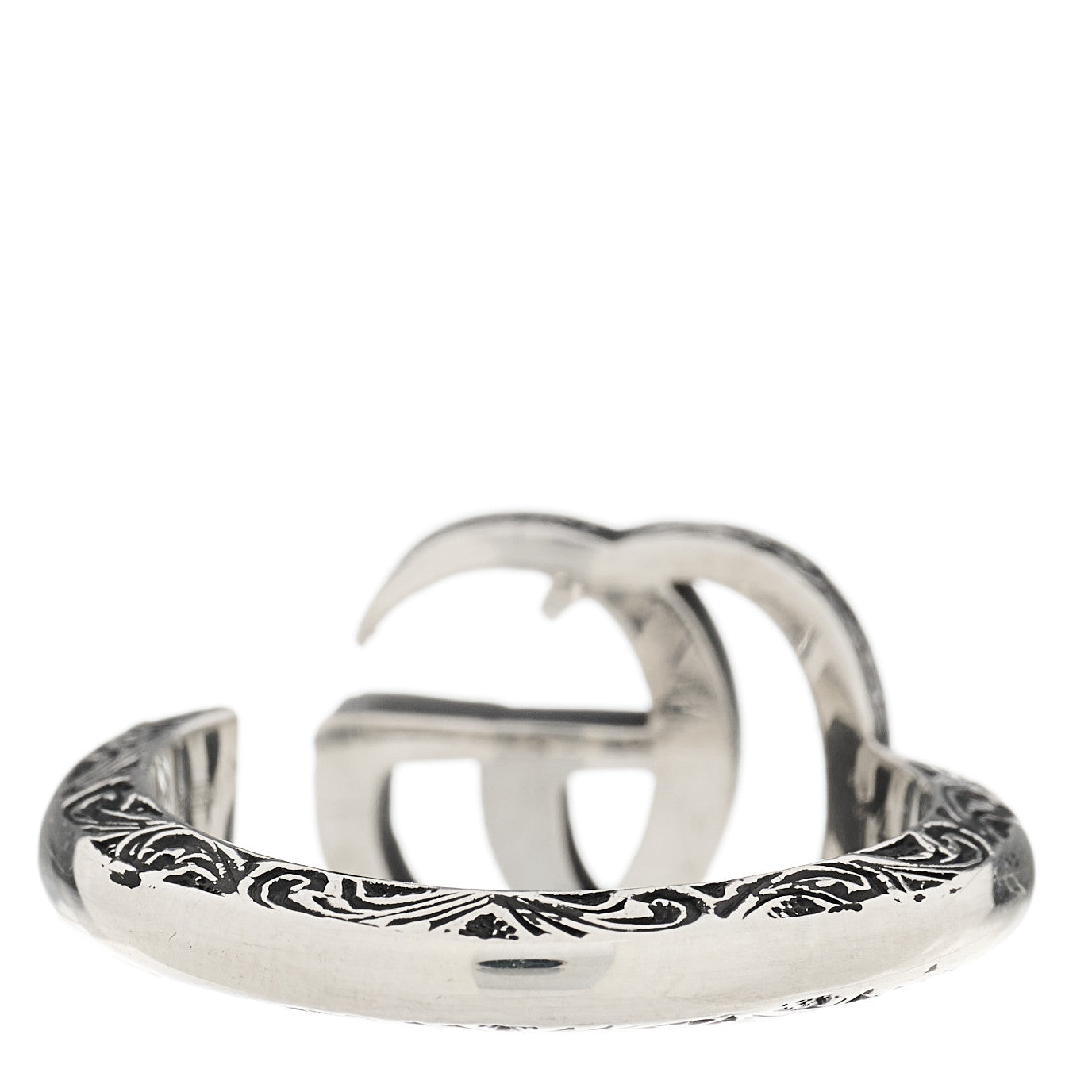 Sterling Silver GG Marmont Open Ring 54 6.75